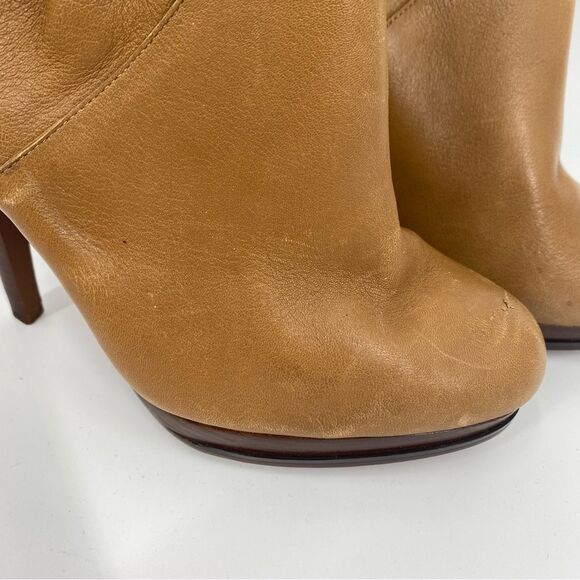 Michael Kors Tan Heeled Boots with Slouchy Detail size 8 - Picture 2 of 9